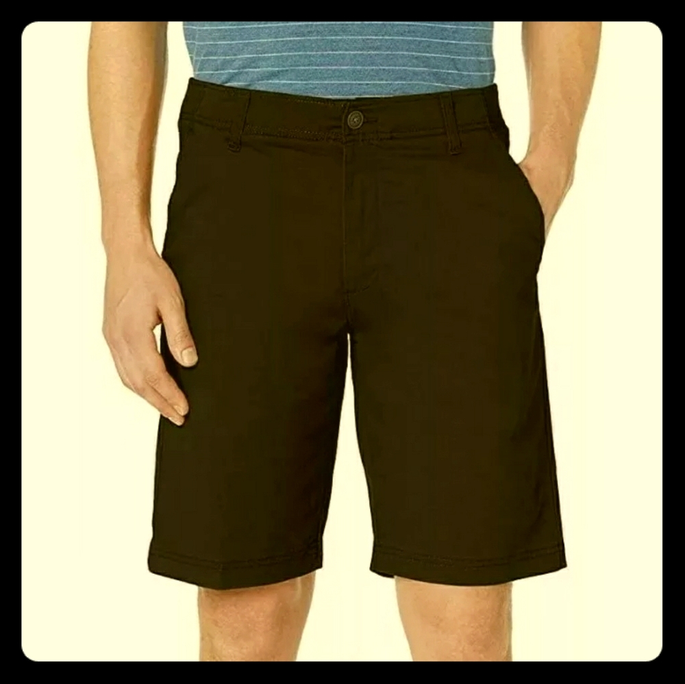 Lee Mens Shorts Black Size 36  Stretch Flexible